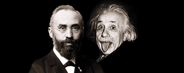洛伦兹对爱因斯坦。