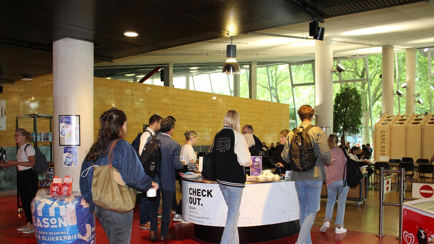 Het restaurant van Eurest in het Educatorium