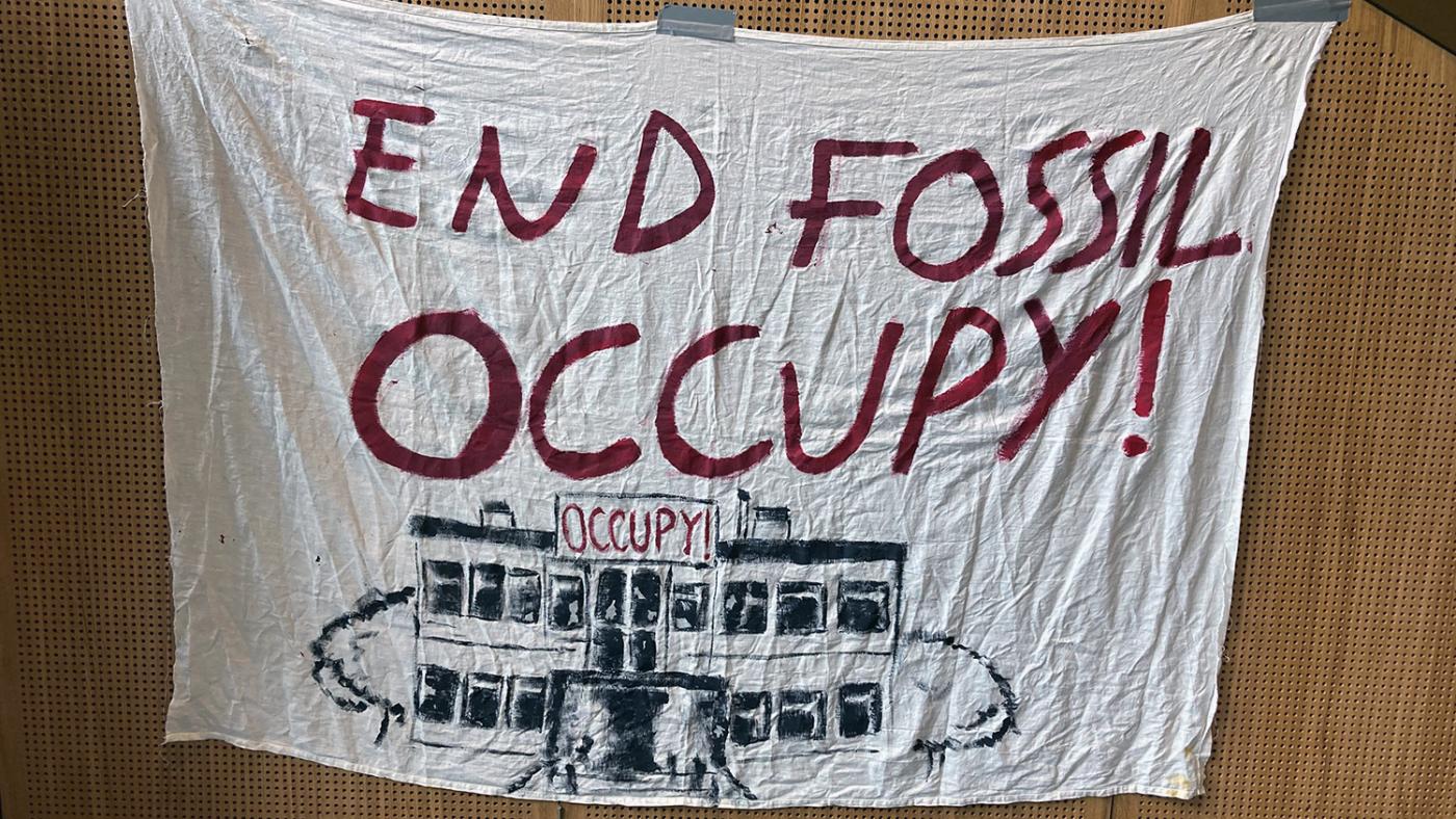 End Fossil Occupy mei 2023 Foto: DUB