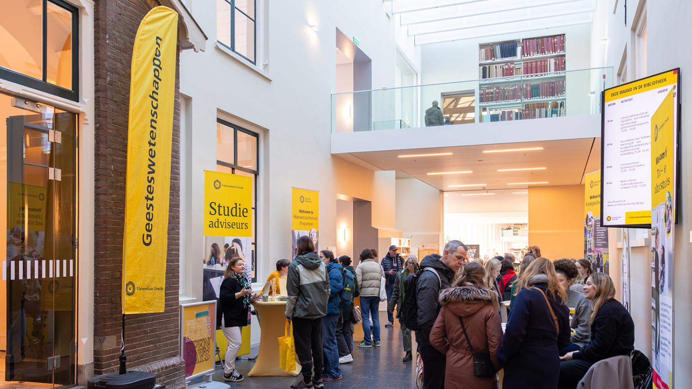 Open dag Geesteswetenschappen. Foto: Tara van den Broek