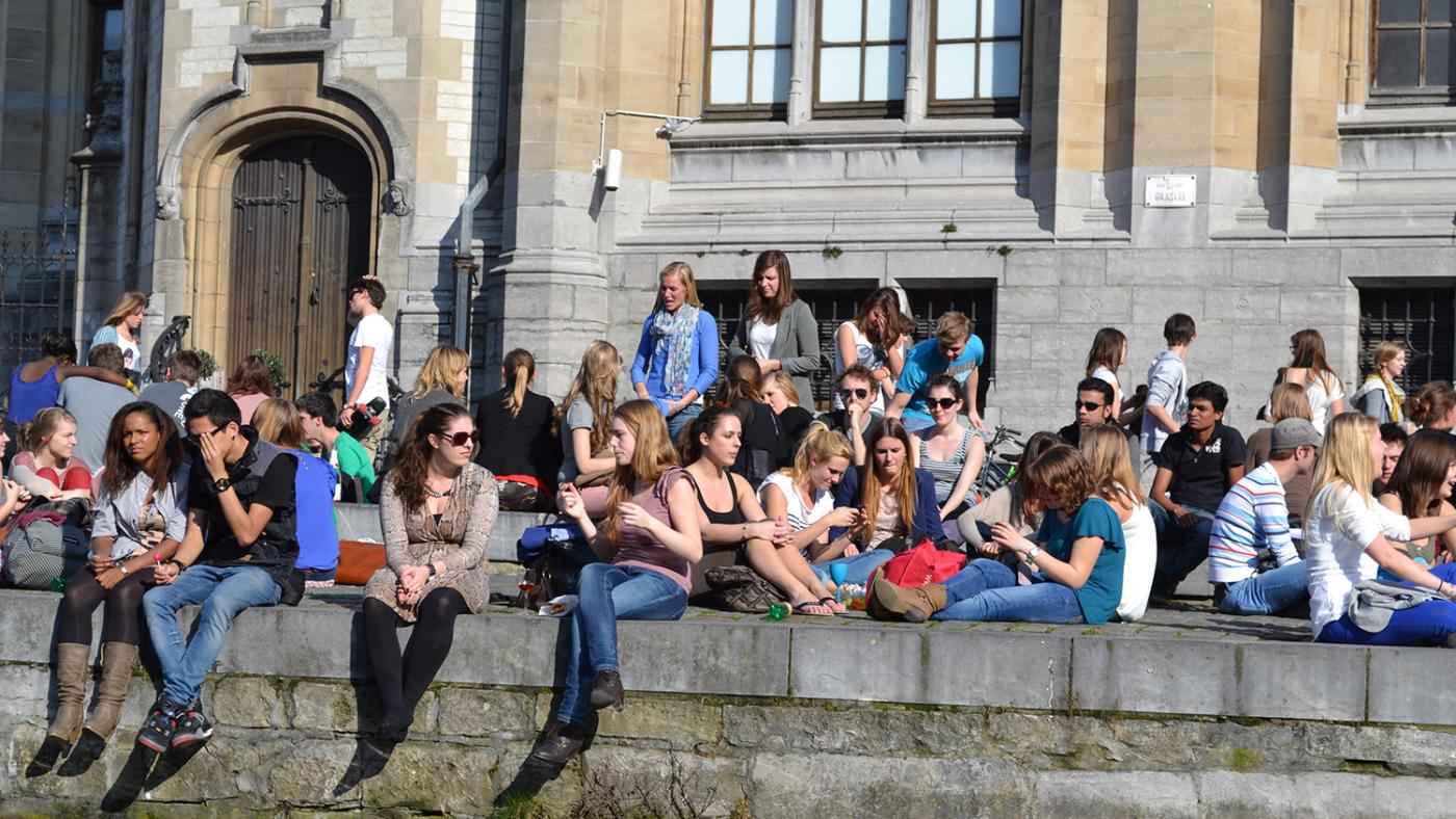 Studenten in Gent. Foto: Shutterstock