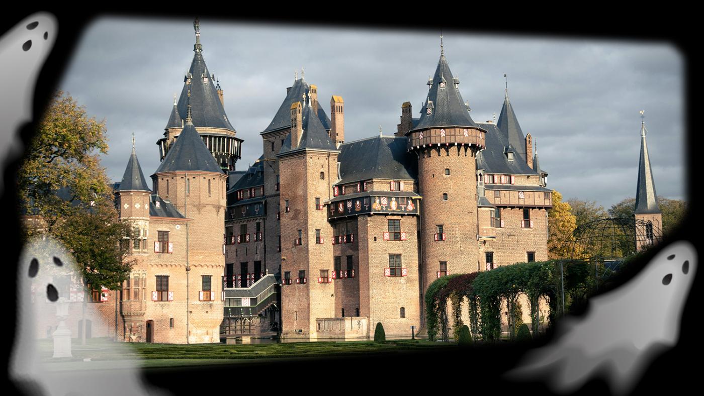 Kasteel De Haar. Photo: Pexels, Julien Garot, illustration DUB