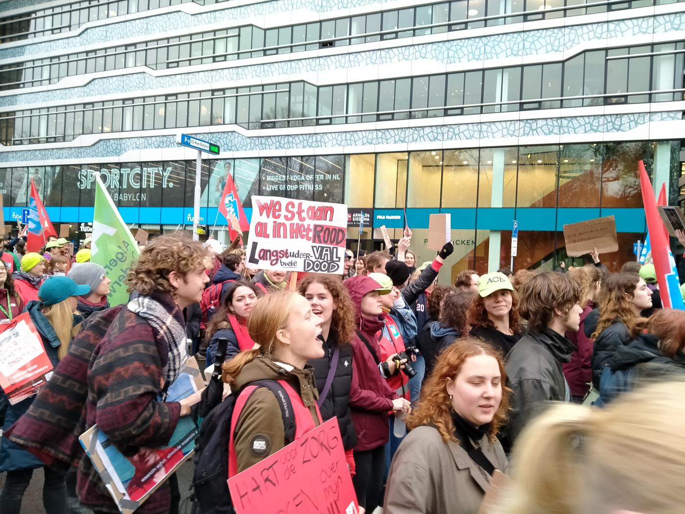 Bezuinigingen HO Protestmars. Foto: Samuel de Weerd