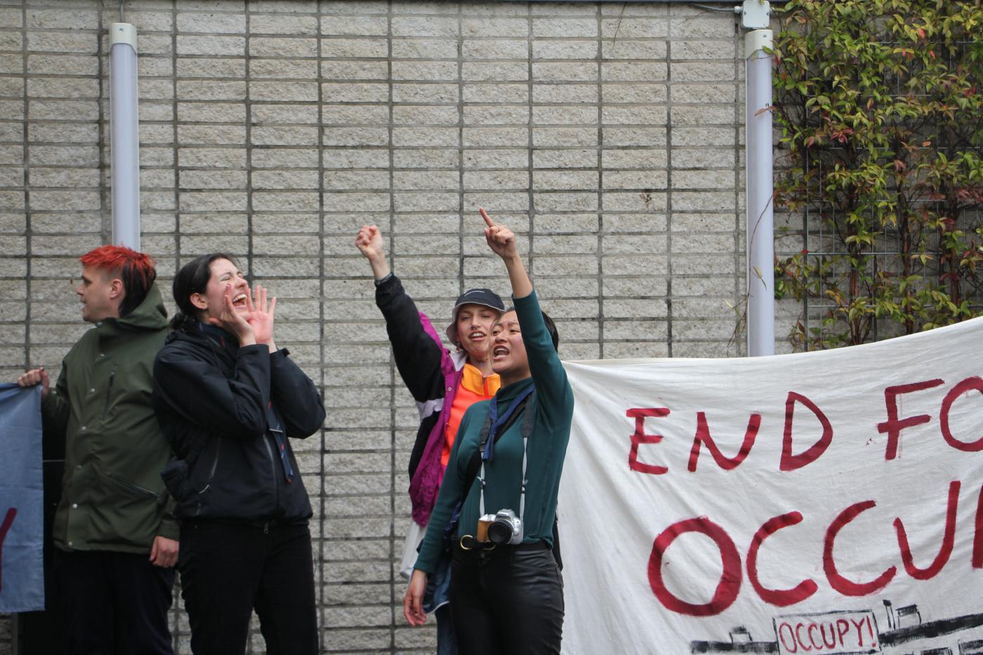 bezetting fossil end occupy foto DUB