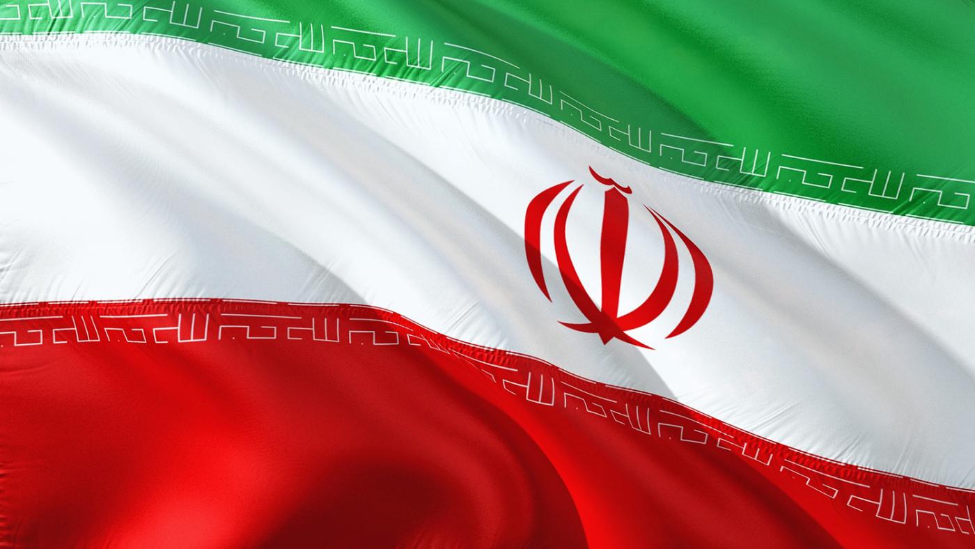Iraanse vlag. Bron: Pixabay