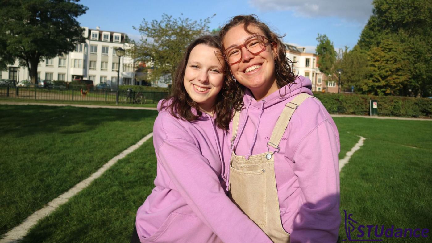 studentbestuurders Milou van Rijn en Rikke van Wijngaarden Foto: eigen foto