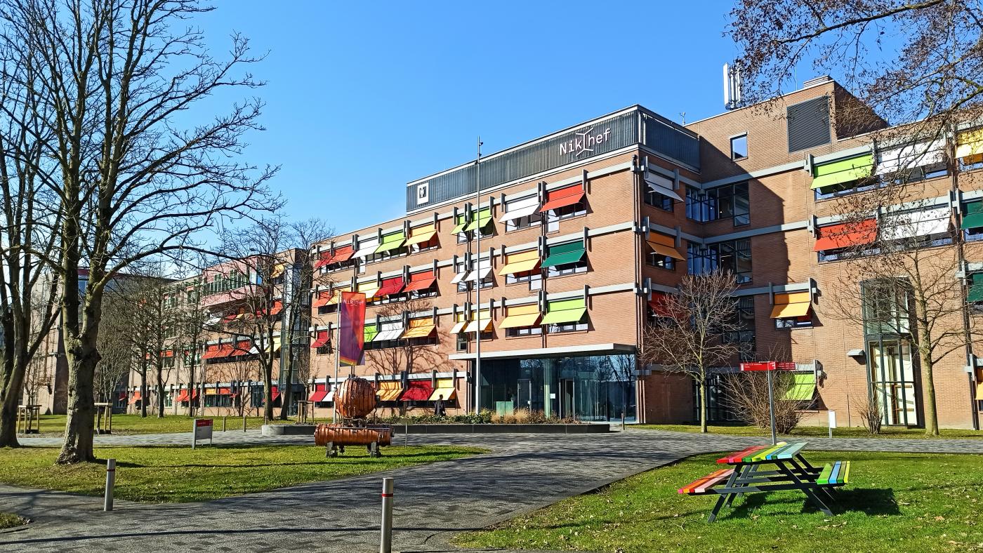 Nikhef op het Amsterdam Science Park. Foto: Hobbema / Wikipedia