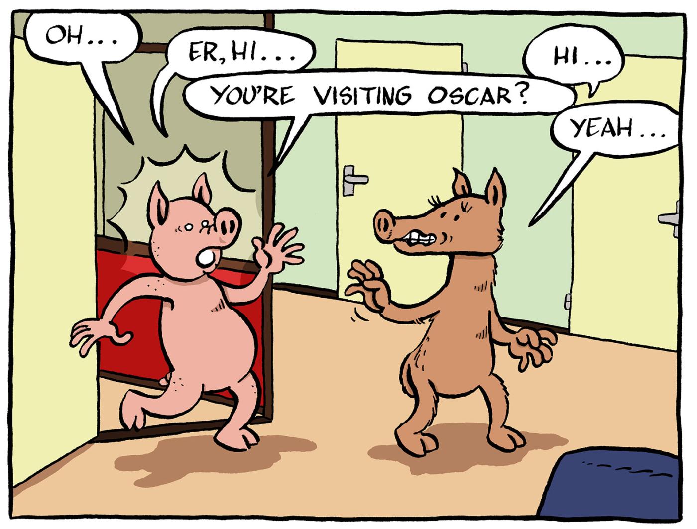 Oscar Wildebeest: Awkward meeting