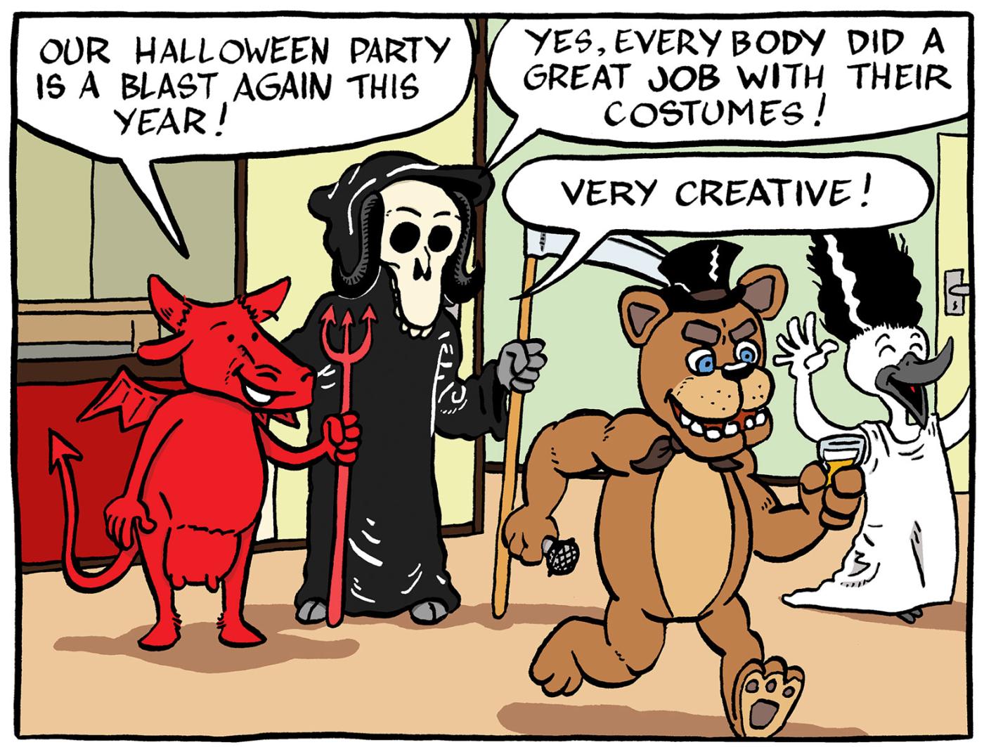 Oscar Wildebeest: Halloween