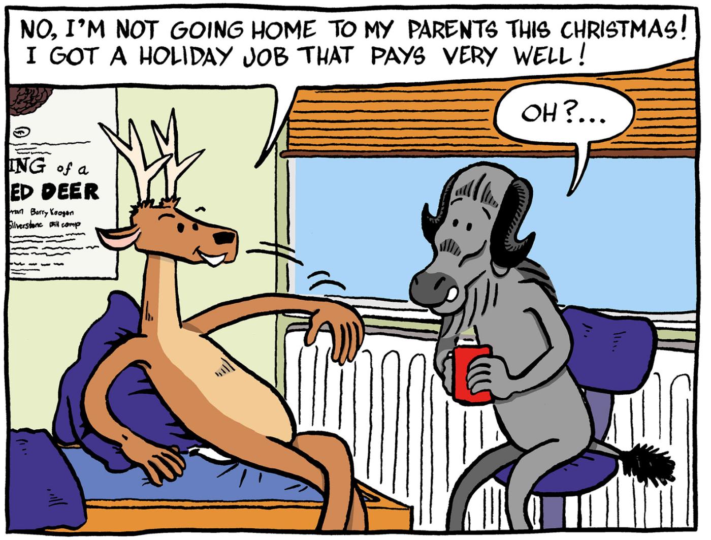 Oscar Wildebeest: Holiday job