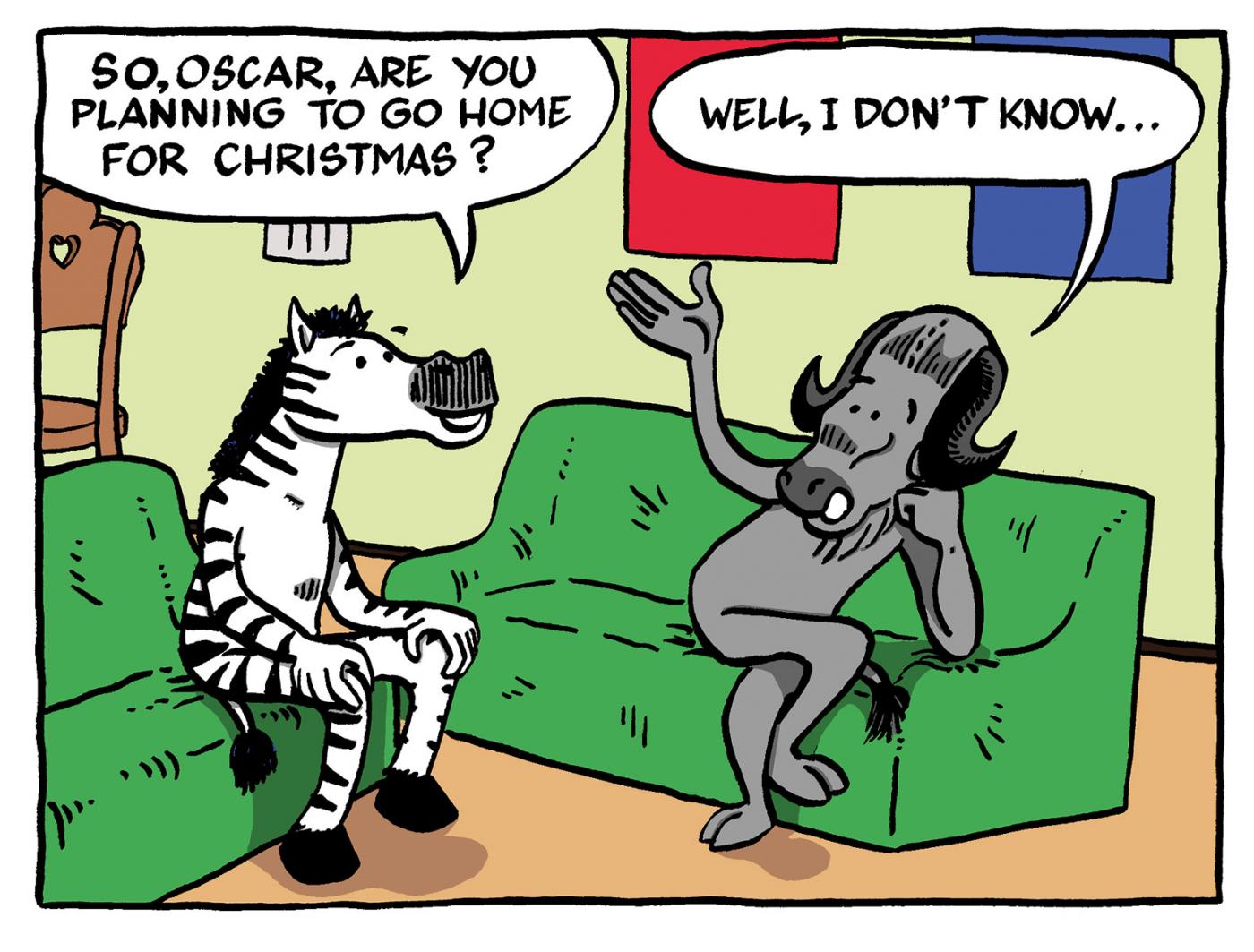 Oscar Wildebeest: Home for Christmas