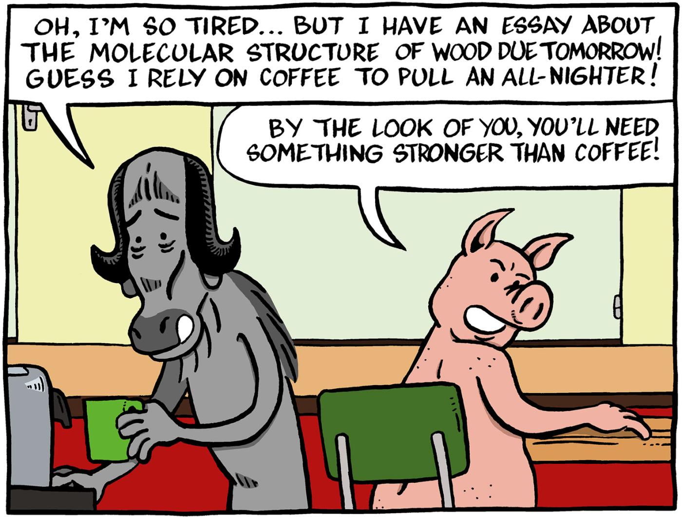 Oscar Wildebeest: Tired