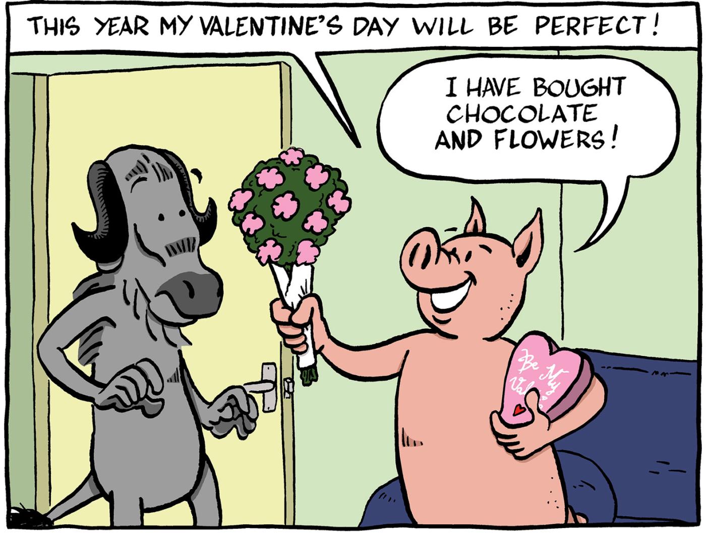 Oscar Wildebeest: Valentine's Day