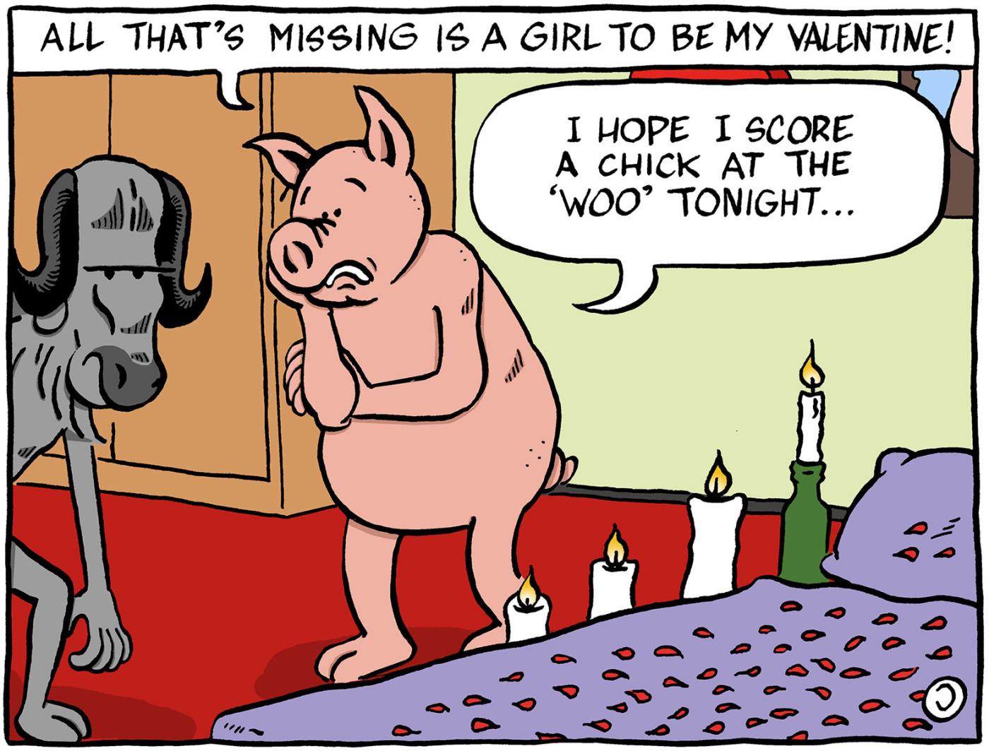 Oscar Wildebeest: Valentine's Day