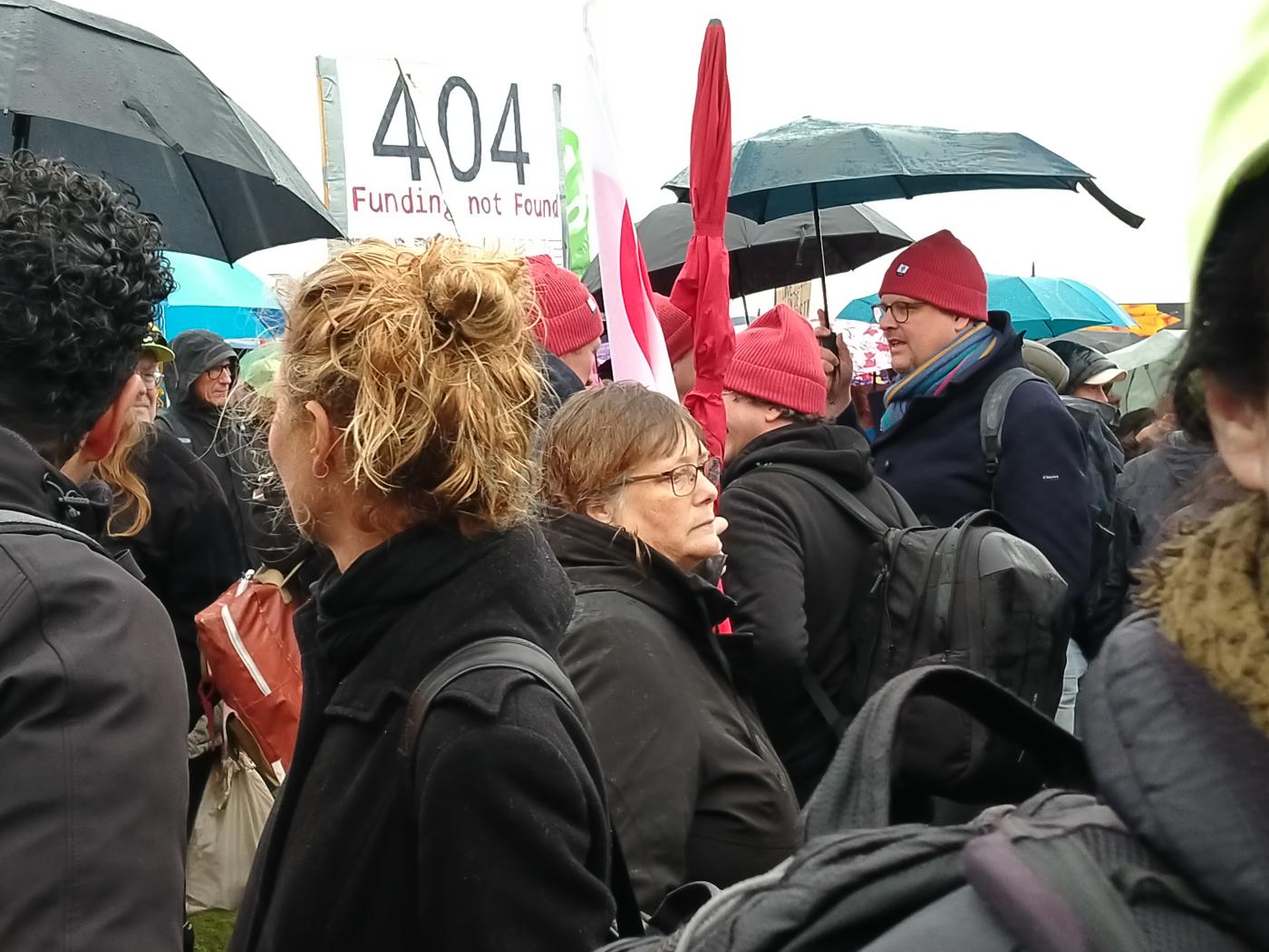 Demonstratie tegen bezuinigingen HO Foto: Samuel de Weerd