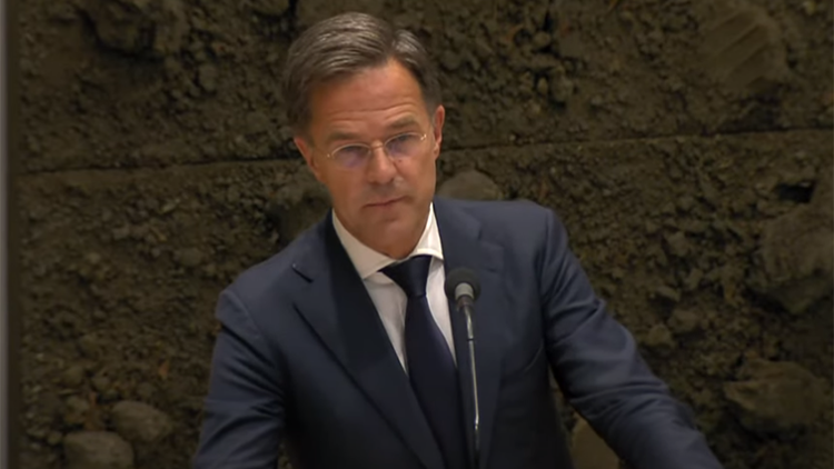 Rutte val screenshot NOS