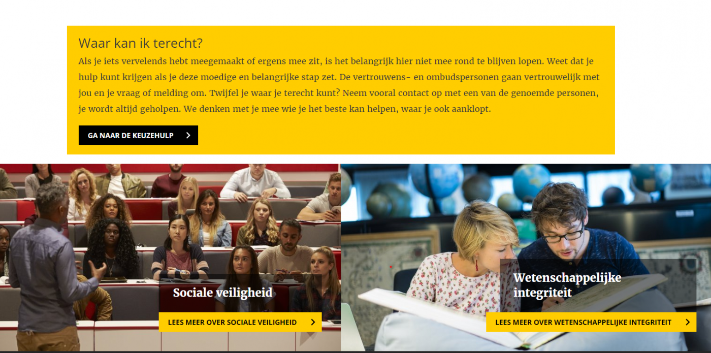 UU site sociale veiligheid