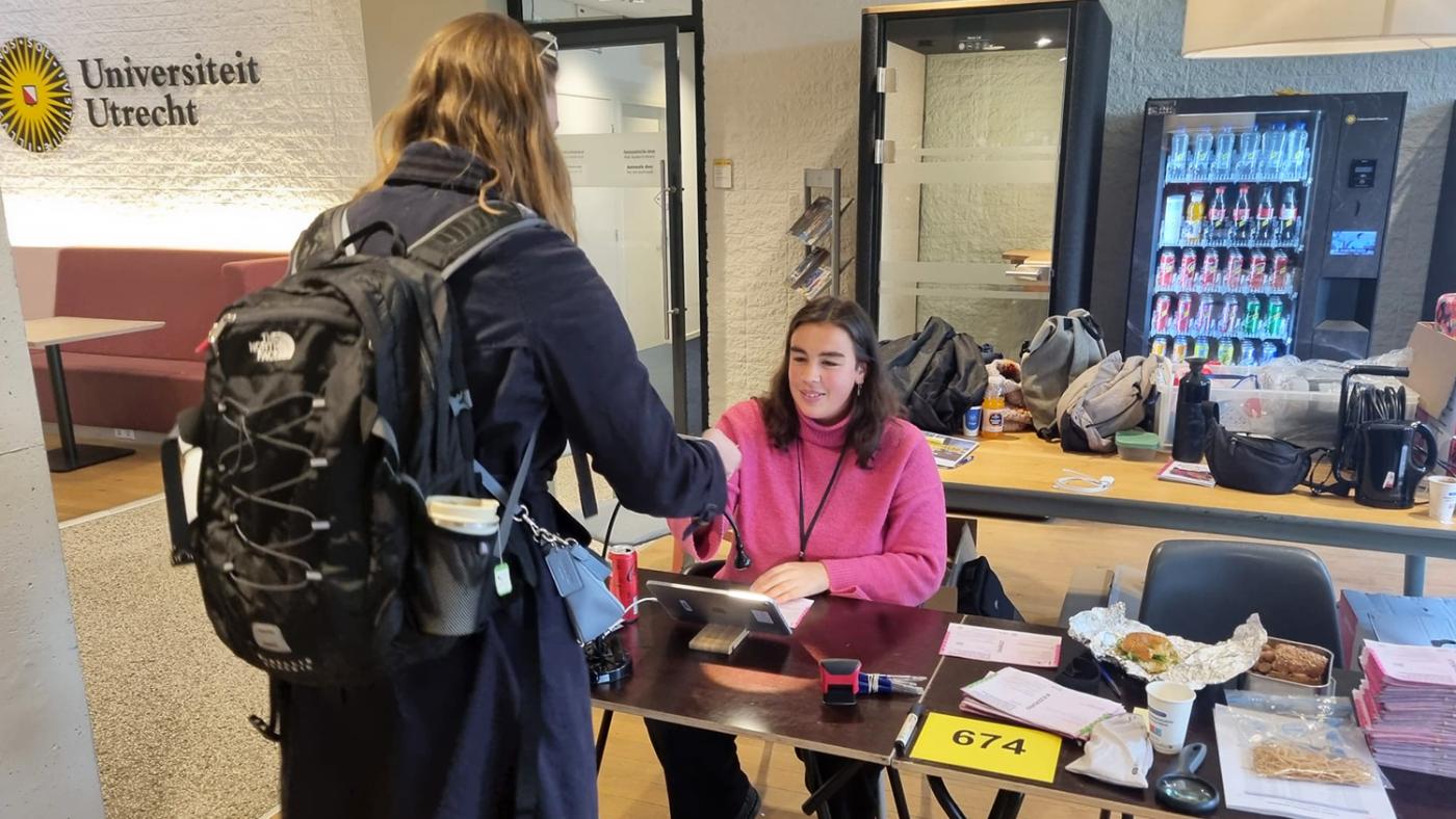 Stembureau Utrecht Science Park. Foto DUB Stembureau Utrecht Science Park. Foto DUB