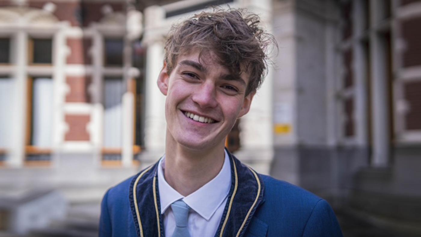 Studentbestuurder Tim Pijnenburg. Foto: eigen foto