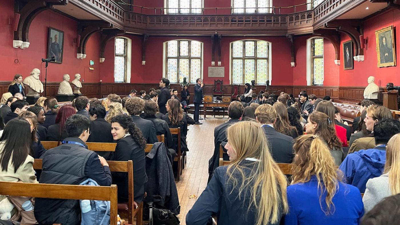 Utrecht University Model United Nations (Uumun) at OxIMUN. Photo: Uumun