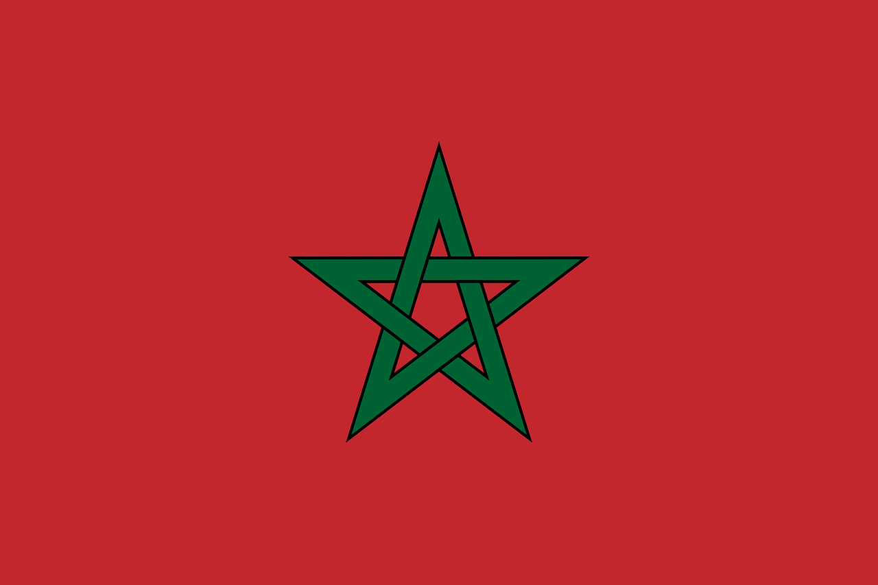 Vlag Marokko Pixabay