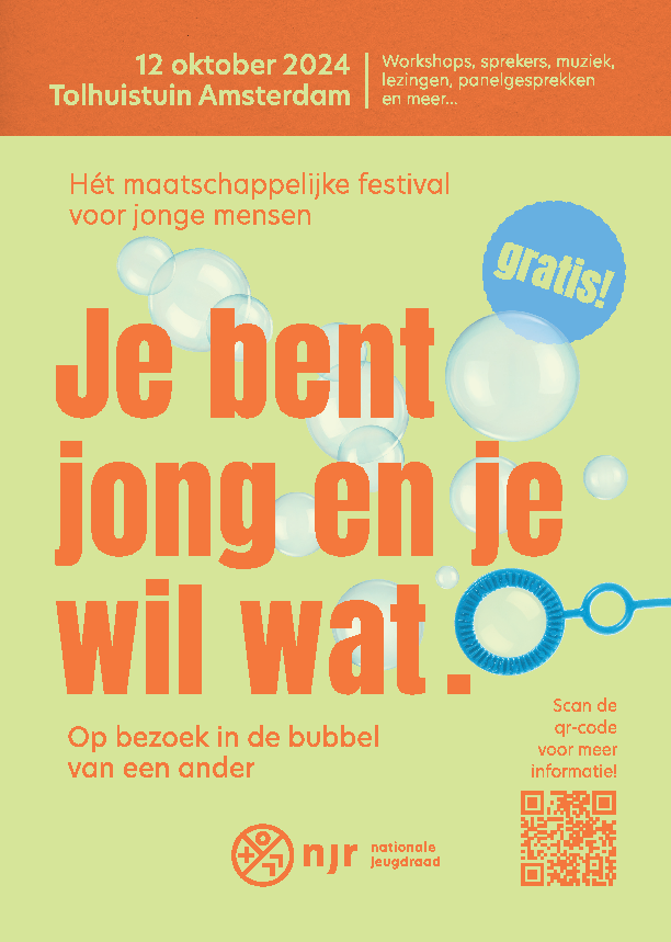 Poster Je Bent Jong en Je Wil Wat