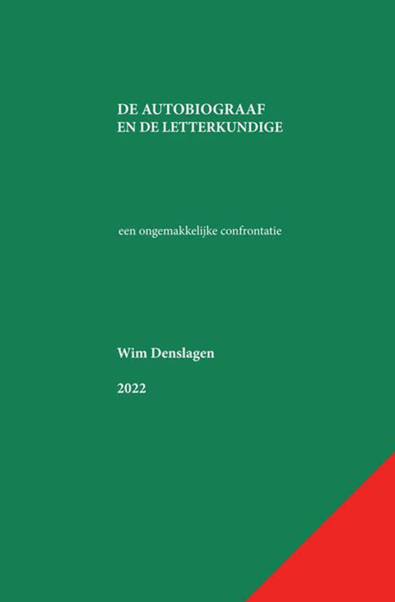 Boek: De autobiograaf en de letterkundige