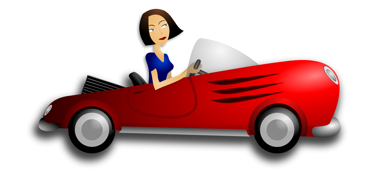 Automobilist, illustratie Pixabay