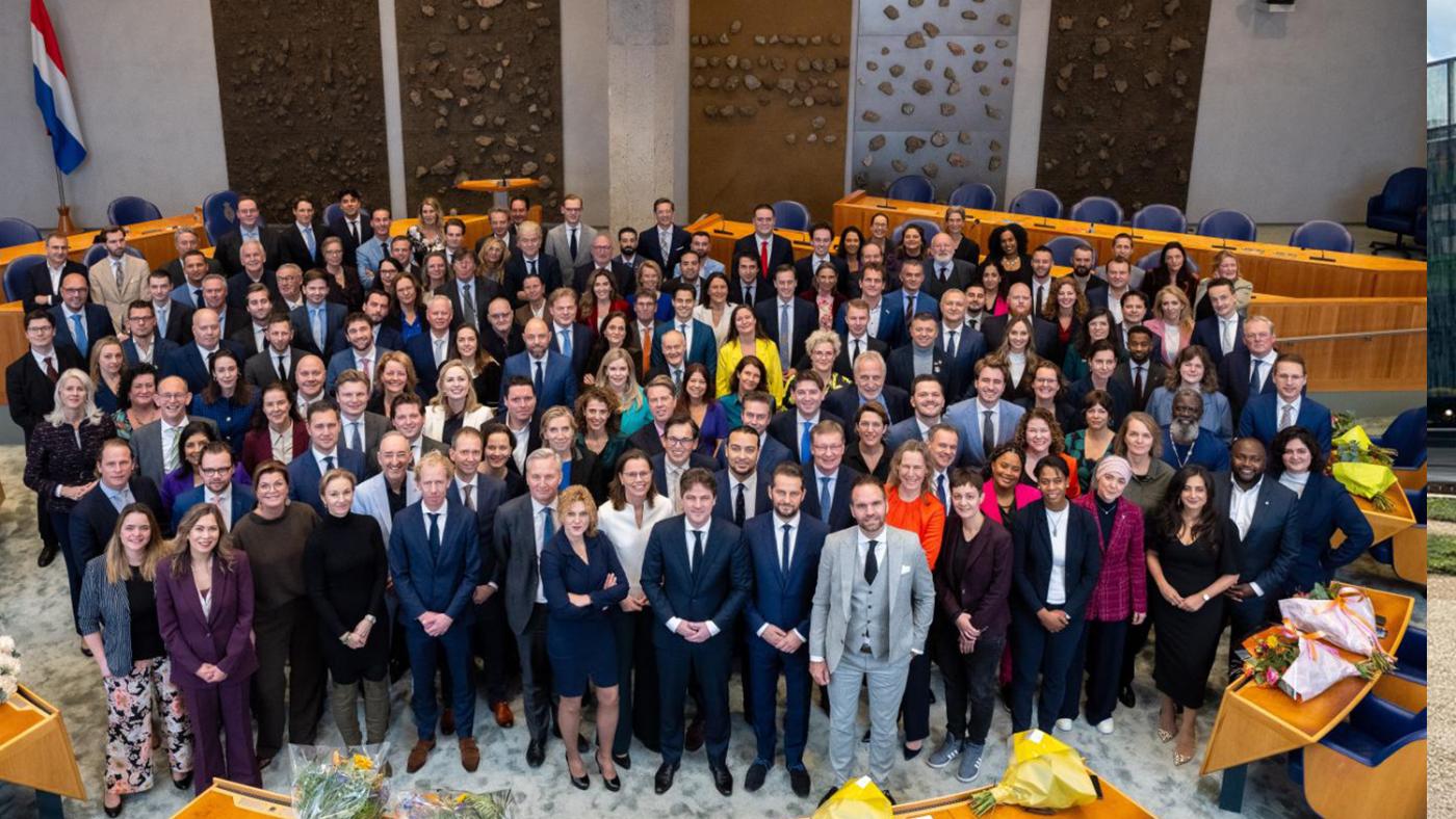 Beëdiging nieuwe Tweedekamerleden, foto Tweede Kamer