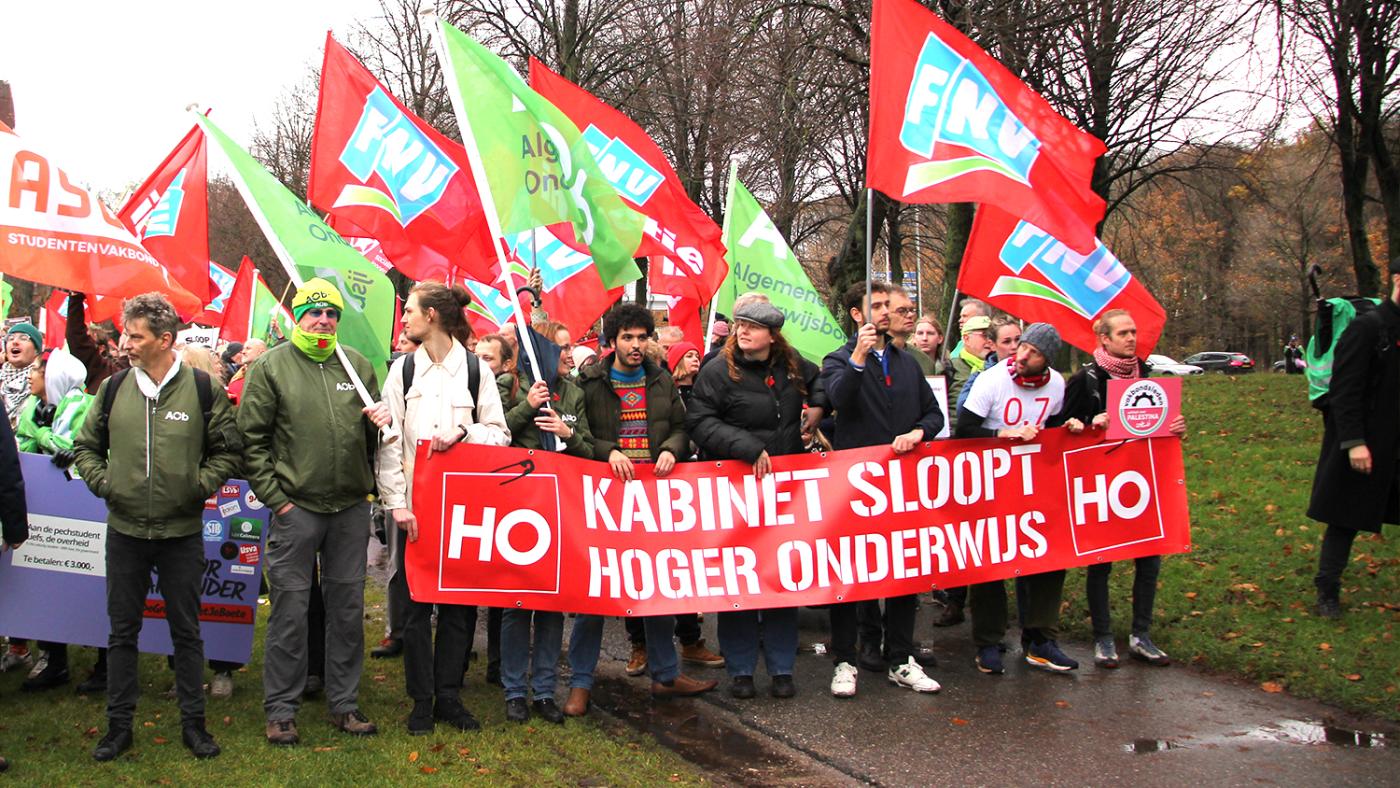 begin-mars-demonstratie protest Den Haag