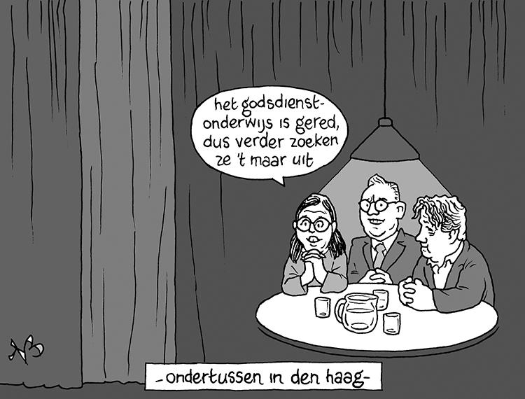 Cartoon: Fatsoenlijke politiek