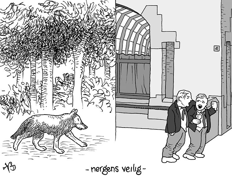 Cartoon: Uitkijken