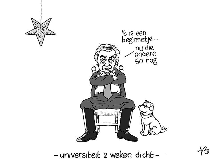 Cartoon: En in de mensen een welbehagen