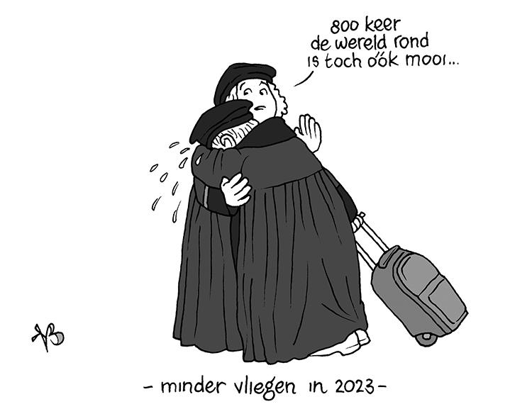 Cartoon: Spoor