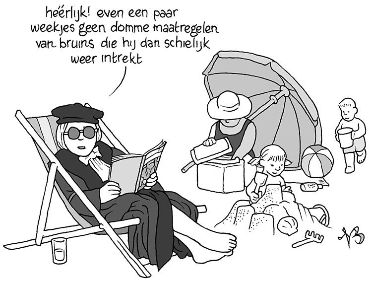  Cartoon: Vakantie!