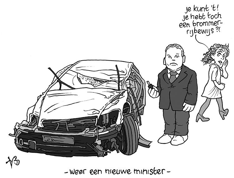 Cartoon: Gespreid bedje