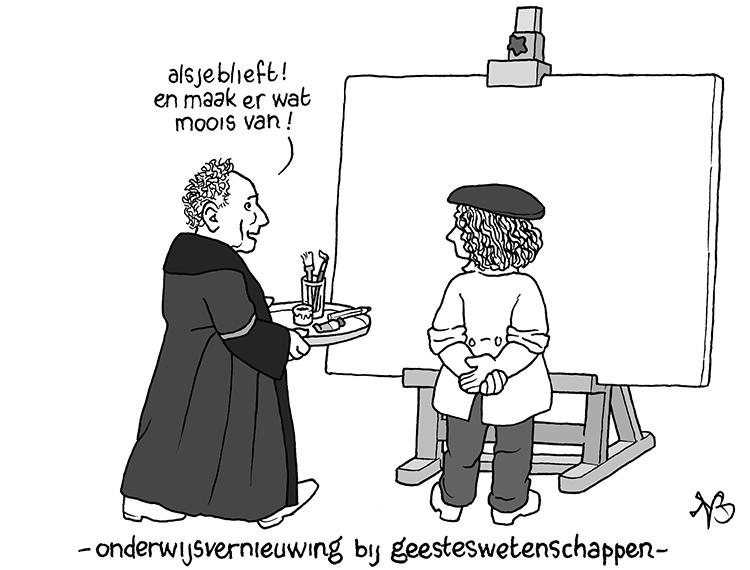 Cartoon: Meer met minder