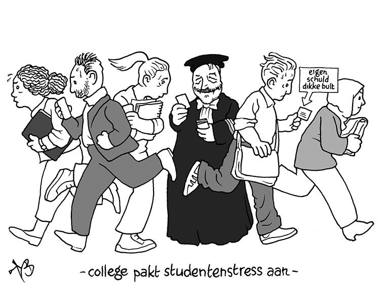 cartoon studentenwelzijn