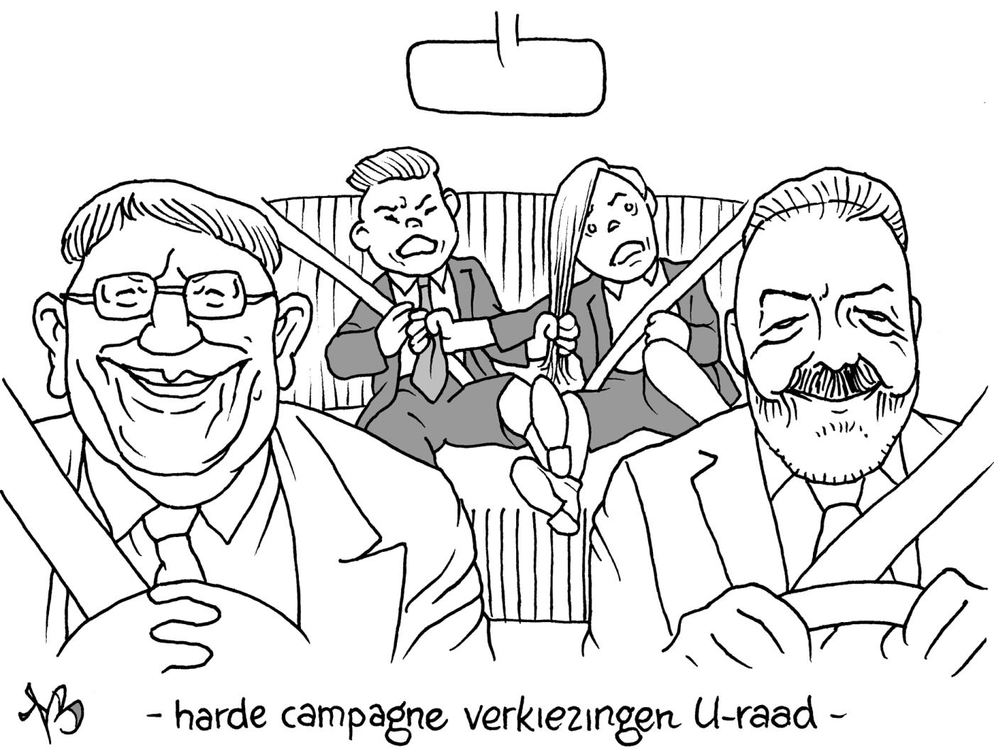 U-raad, Joop Schippers Cartoon Niels Bongers