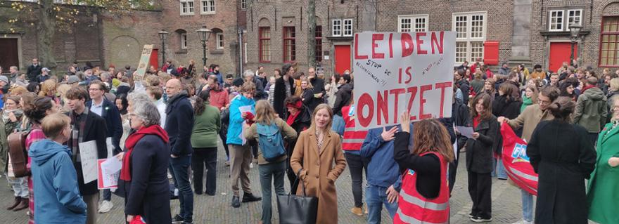 Demonstratie Leiden