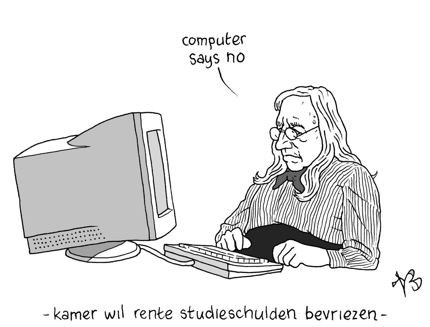 cartoon dijkgraaf /  Niels Bongers