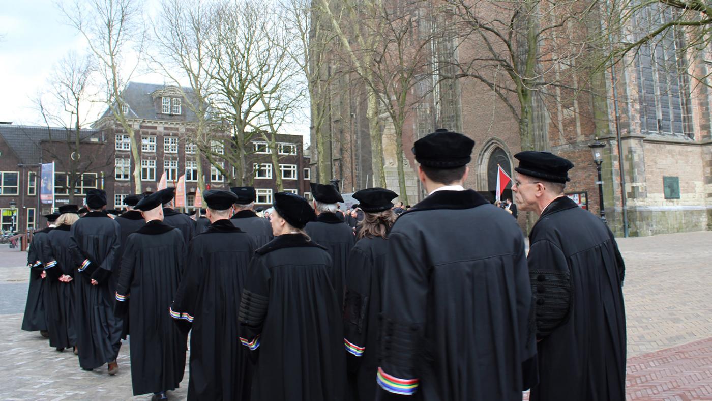 Hoogleraren cortège 2018 Foto: DUB Hoogleraren cortège 2018 Foto: DUB