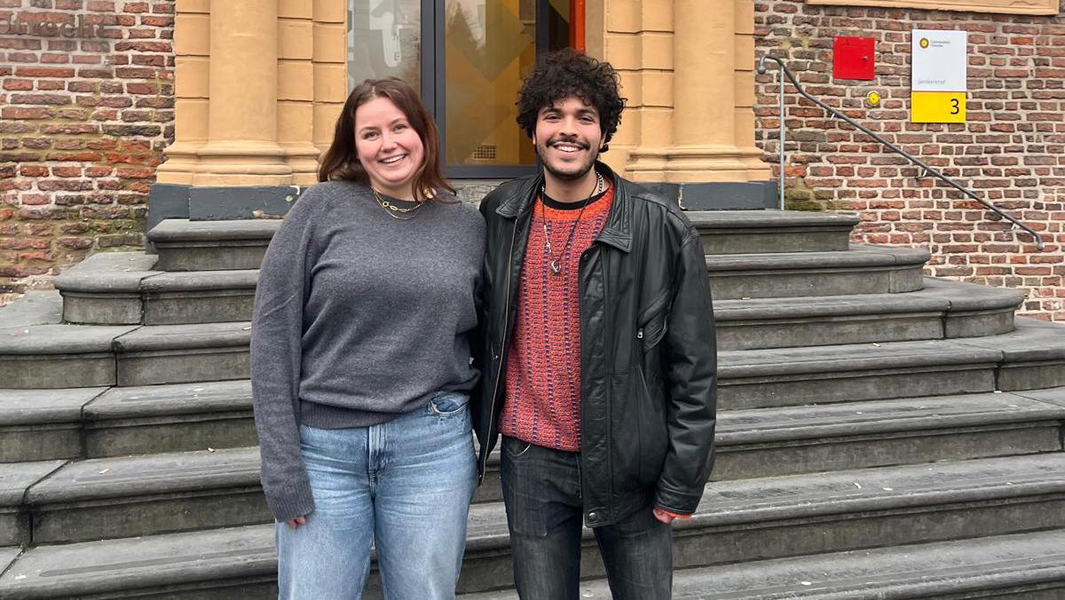 Voorzitter LSVb en ISO De twee studentenleiders van LSVb en ISO