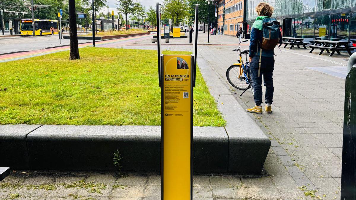 luisterpaal academisch kwartiertje foto UU luisterpaal academisch kwartiertje foto UU