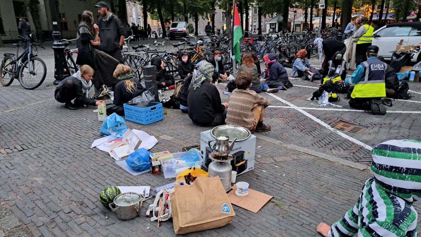 palestinaprotest janskerkhof 2 foto DUB
