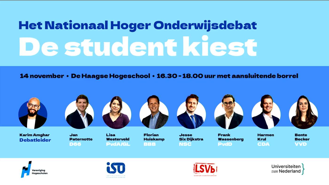 poster hogeronderwijsdebat, screenshot