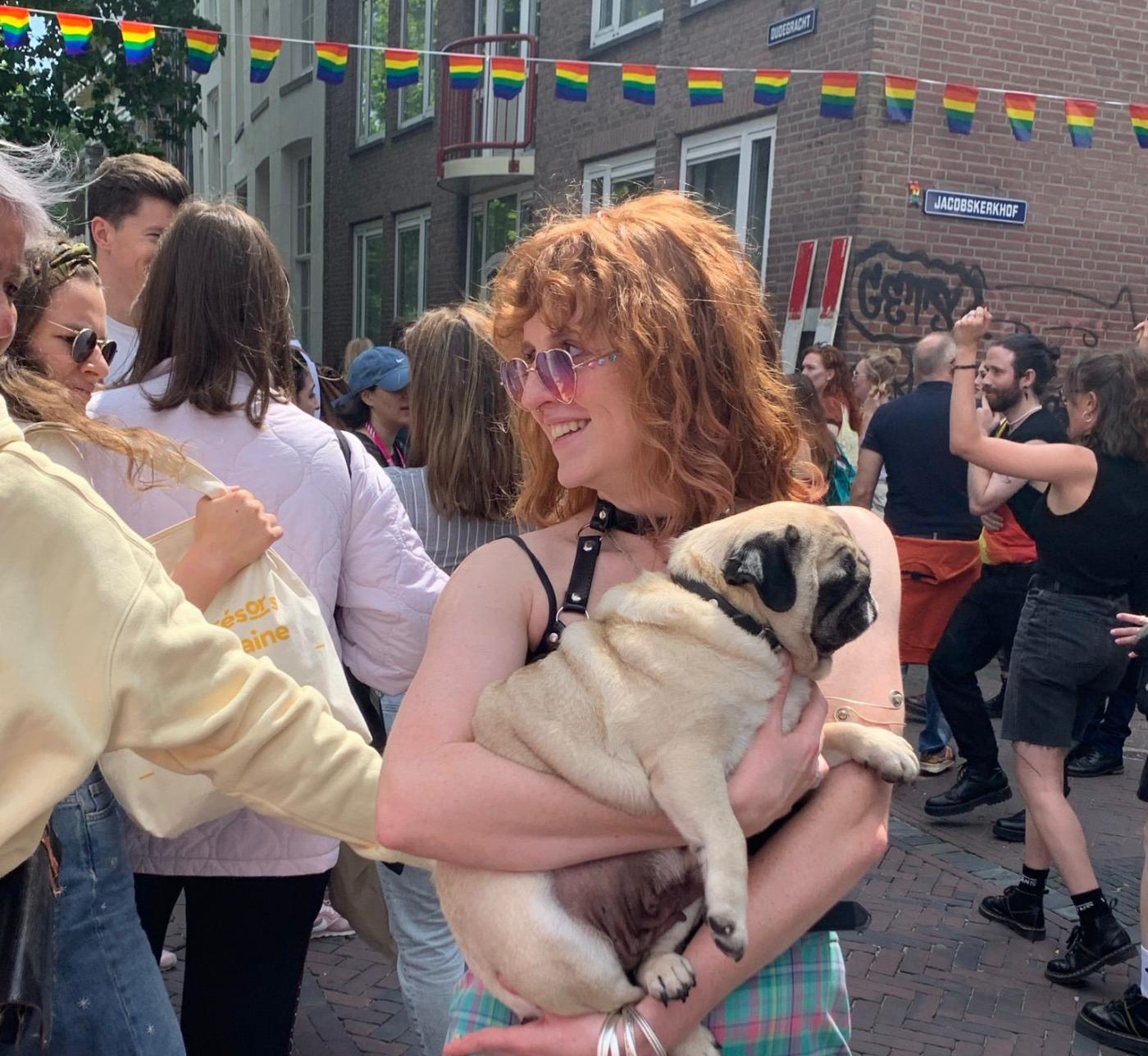 Campus columnist Helen at Pride