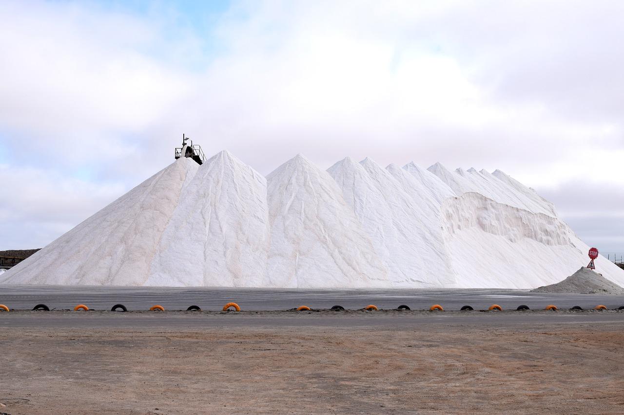 Salt pans in Namibia