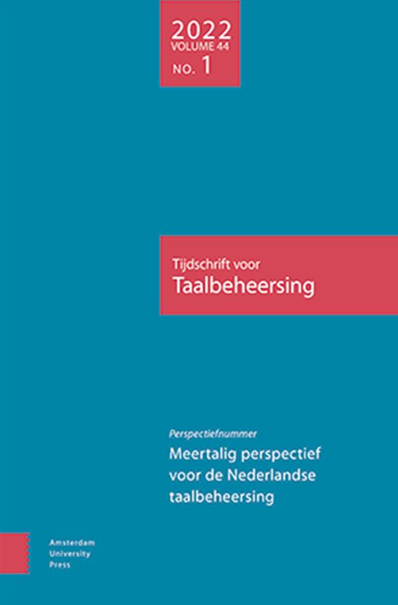 Boek: Tijdschrift voor taalbeheersing