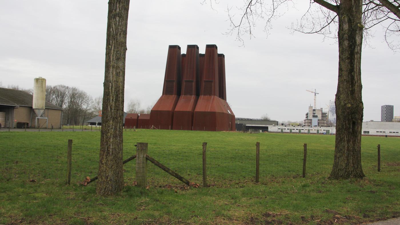 Weiland voor nieuwe stallen Diergeneeskunde. Foto: DUB